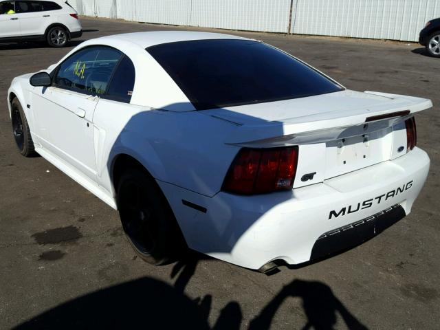 1FAFP42X8YF240872 - 2000 FORD MUSTANG GT WHITE photo 3