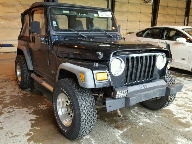 1J4FA49S81P300696 - 2001 JEEP WRANGLER / BLACK photo 1