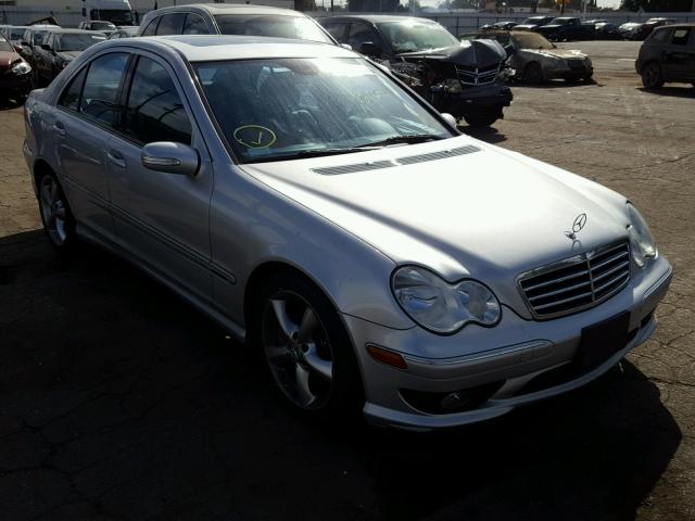 WDBRF52HX6F728984 - 2006 MERCEDES-BENZ C GENERATI SILVER photo 1