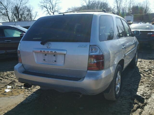 2HNYD18256H544169 - 2006 ACURA MDX SILVER photo 4