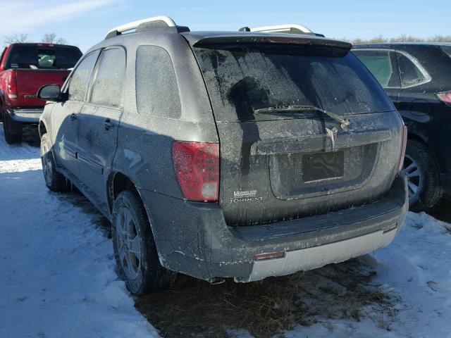 2CKDL63F776079656 - 2007 PONTIAC TORRENT BROWN photo 3