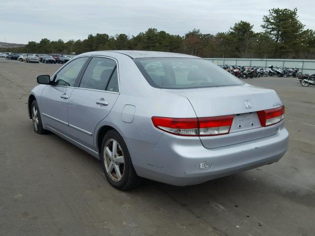 1HGCM56683A092145 - 2003 HONDA ACCORD EX SILVER photo 3