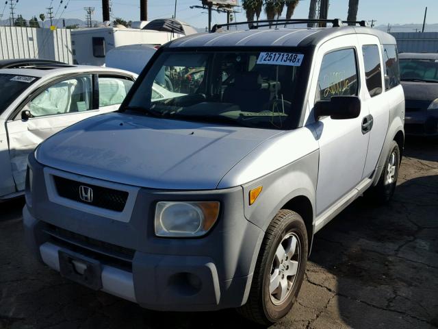 5J6YH28243L009214 - 2003 HONDA ELEMENT DX SILVER photo 2