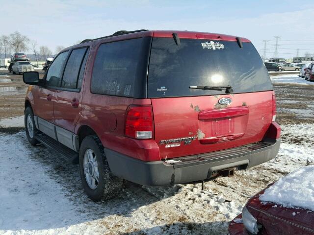 1FMPU16L33LB06712 - 2003 FORD EXPEDITION MAROON photo 3