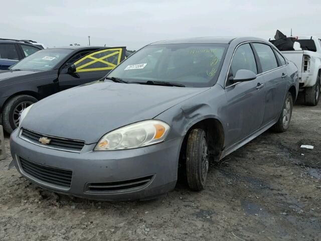 2G1WT57N391207539 - 2009 CHEVROLET IMPALA 1LT GRAY photo 2