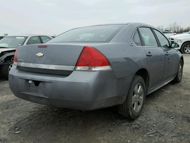 2G1WT57N391207539 - 2009 CHEVROLET IMPALA 1LT GRAY photo 4