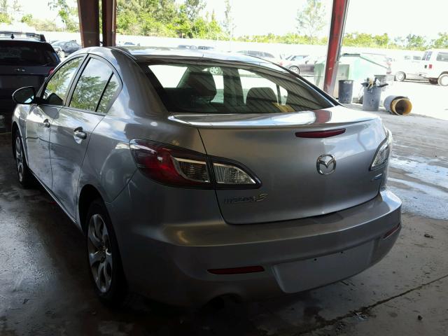 JM1BL1U78D1756138 - 2013 MAZDA 3 I GRAY photo 3