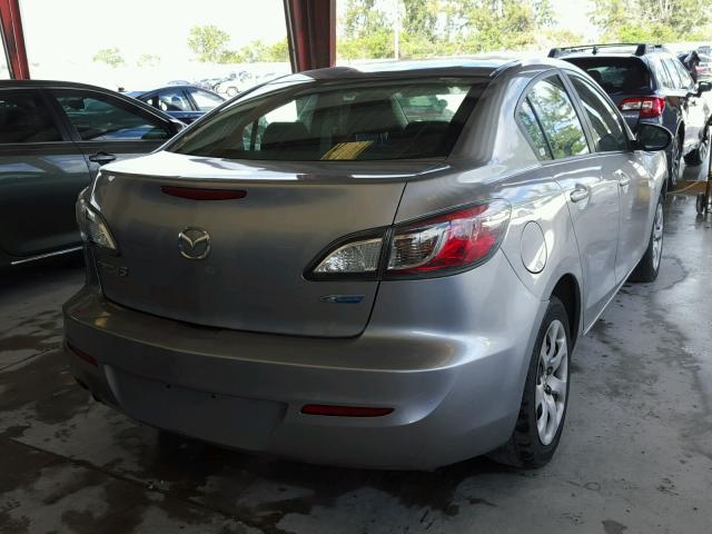 JM1BL1U78D1756138 - 2013 MAZDA 3 I GRAY photo 4