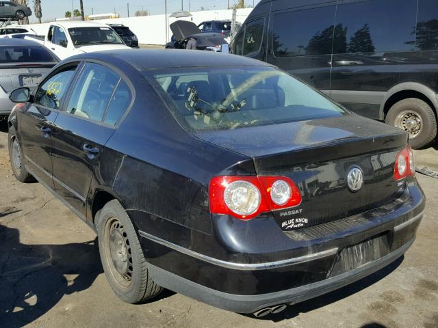 WVWJK73C07P003480 - 2007 VOLKSWAGEN PASSAT BLACK photo 3