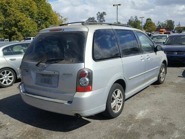 JM3LW28J650538656 - 2005 MAZDA MPV WAGON GRAY photo 4