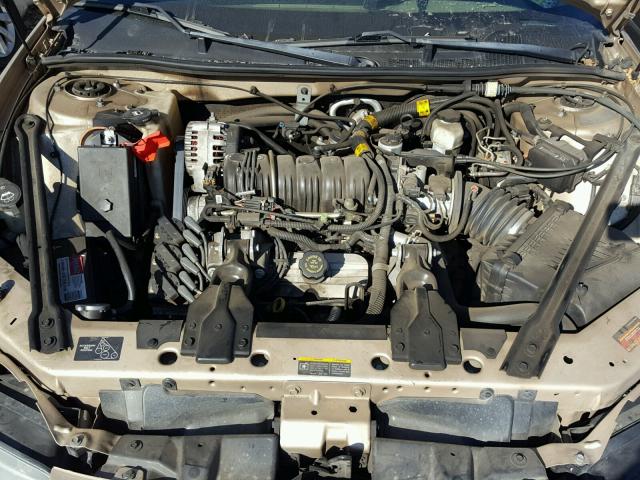 1G2WP52K92F256420 - 2002 PONTIAC GRAND PRIX GOLD photo 7