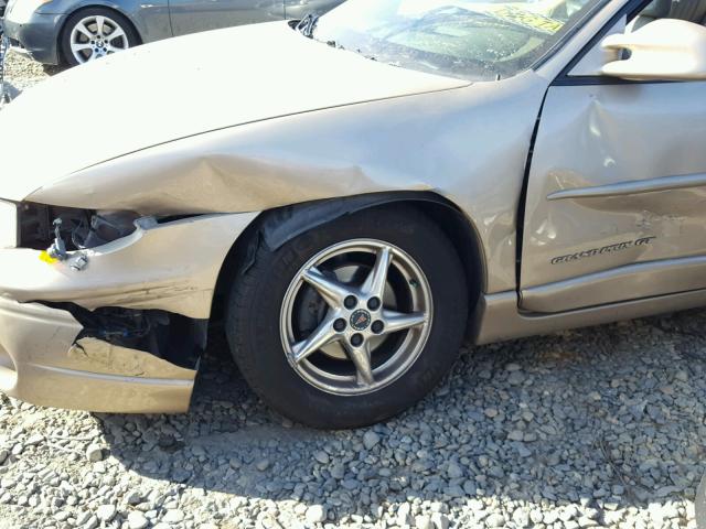 1G2WP52K92F256420 - 2002 PONTIAC GRAND PRIX GOLD photo 9