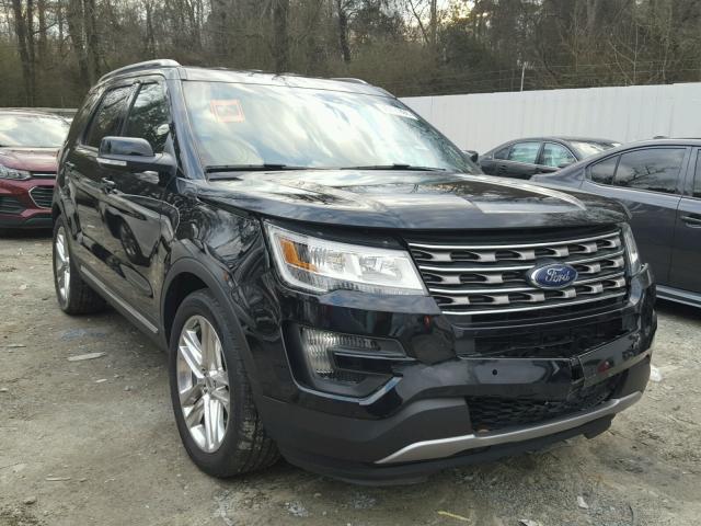 1FM5K7D86GGB58347 - 2016 FORD EXPLORER X BLACK photo 1