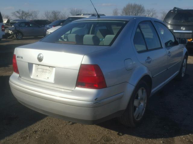 3VWSK69M93M004235 - 2003 VOLKSWAGEN JETTA GLS SILVER photo 4