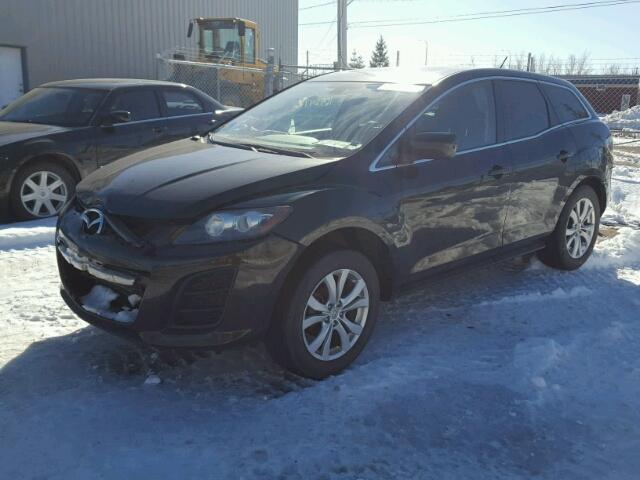 JM3ER4W37A0337813 - 2010 MAZDA CX-7 BLACK photo 2