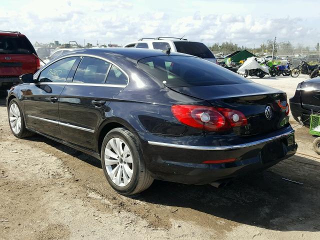 WVWML73C79E563568 - 2009 VOLKSWAGEN CC SPORT BLACK photo 3