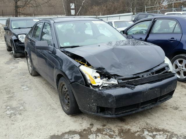 1FAHP34N49W124021 - 2009 FORD FOCUS S BLACK photo 1