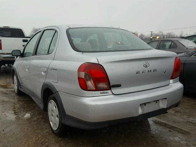 JTDBT123320246864 - 2002 TOYOTA ECHO SILVER photo 3