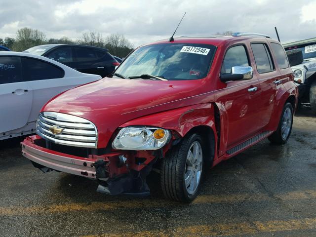 3GNCA53V49S608342 - 2009 CHEVROLET HHR LT RED photo 2