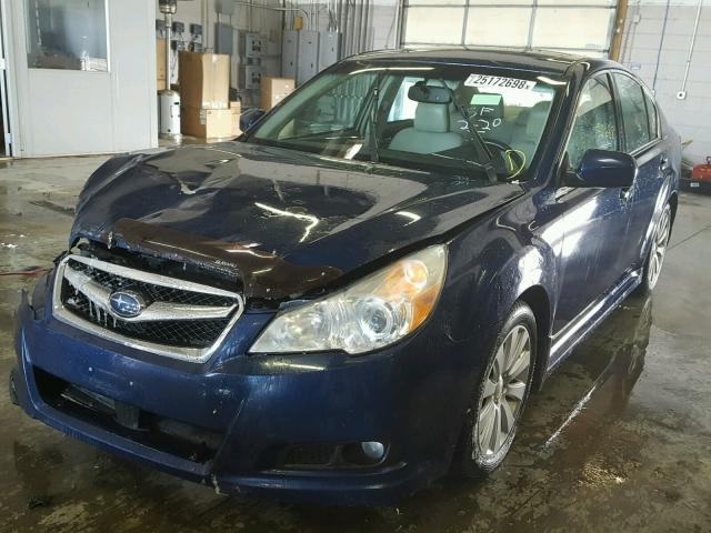 4S3BMDK69A2220264 - 2010 SUBARU LEGACY 3.6 BLUE photo 2