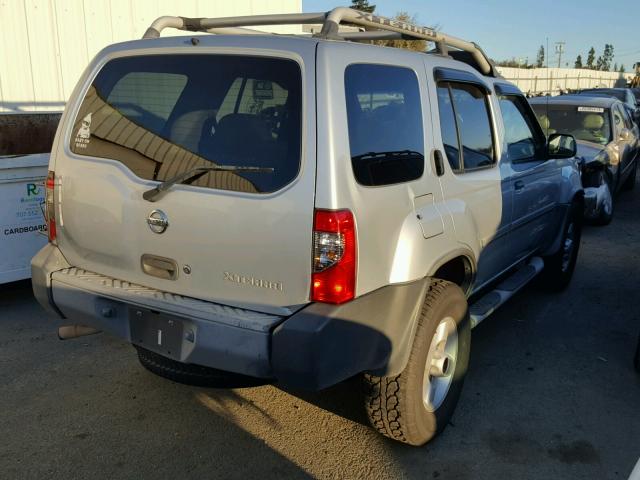 5N1ED28Y42C530937 - 2002 NISSAN XTERRA XE SILVER photo 4