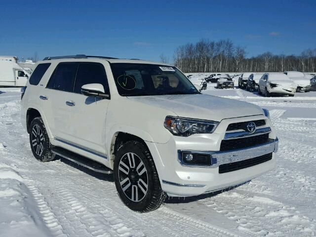 JTEBU5JRXG5296824 - 2016 TOYOTA 4RUNNER SR WHITE photo 1