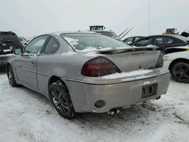 1G2NW12E2YM779834 - 2000 PONTIAC GRAND AM G SILVER photo 3