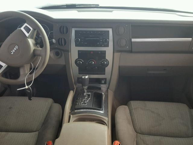 1J8HG48K68C221410 - 2008 JEEP COMMANDER შავი ფოტო 9