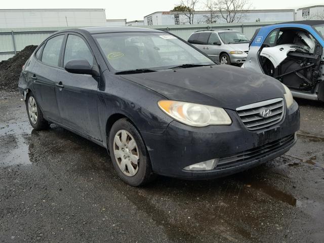 KMHDU46D07U088148 - 2007 HYUNDAI ELANTRA GL BLACK photo 1