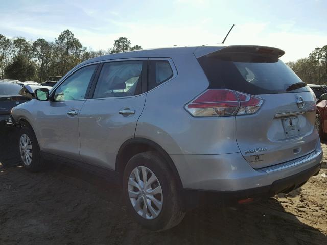 KNMAT2MT6FP584710 - 2015 NISSAN ROGUE S SILVER photo 3