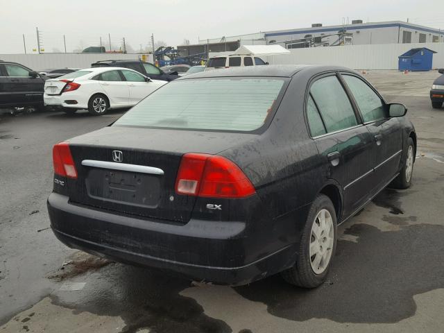 JHMES26762S001336 - 2002 HONDA CIVIC EX BLACK photo 4