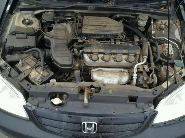 JHMES26762S001336 - 2002 HONDA CIVIC EX BLACK photo 7