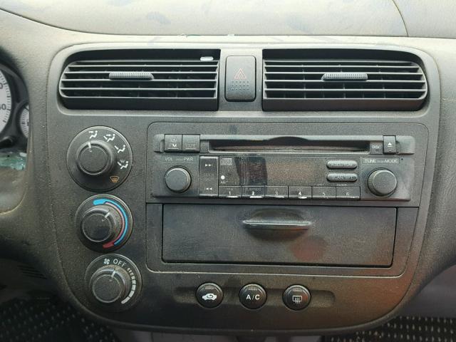 JHMES26762S001336 - 2002 HONDA CIVIC EX BLACK photo 9