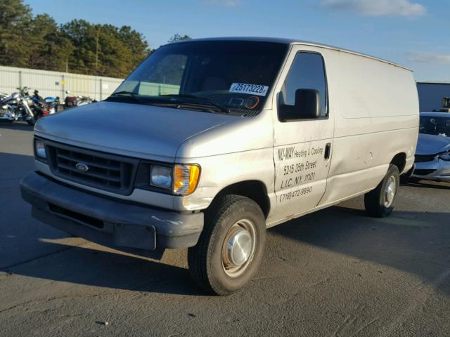 1FTNE24293HB67784 - 2003 FORD ECONOLINE GRAY photo 2