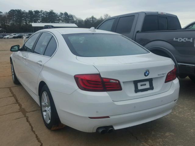 WBAXG5C50DDY31699 - 2013 BMW 528 I WHITE photo 3