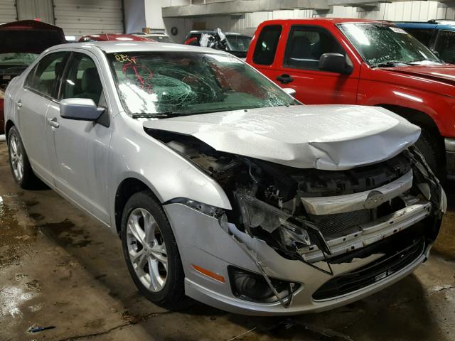 3FAHP0HA9CR188586 - 2012 FORD FUSION SE GRAY photo 1