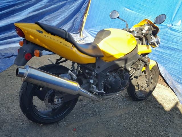 SMT805G305J205806 - 2005 TRIUMPH MOTORCYCLE SPEED 4 YELLOW photo 4