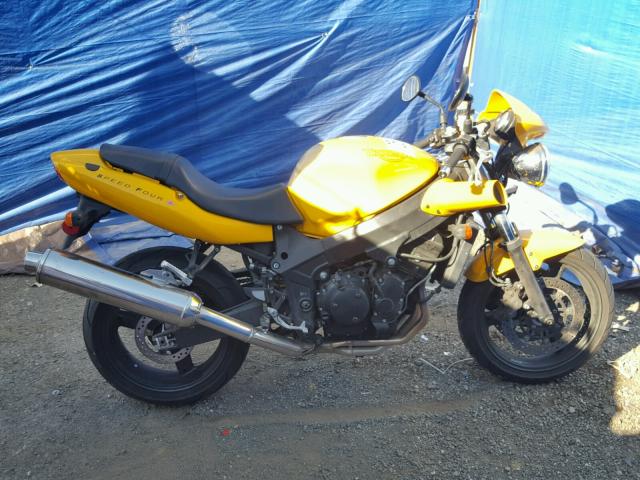 SMT805G305J205806 - 2005 TRIUMPH MOTORCYCLE SPEED 4 YELLOW photo 9