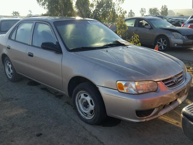 1NXBR12EX2Z655240 - 2002 TOYOTA COROLLA CE SILVER photo 1