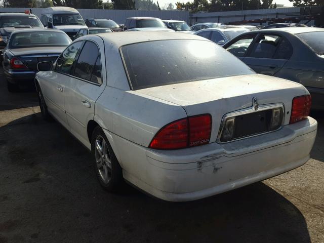 1LNHM87A01Y696572 - 2001 LINCOLN LS WHITE photo 3