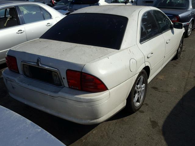 1LNHM87A01Y696572 - 2001 LINCOLN LS WHITE photo 4
