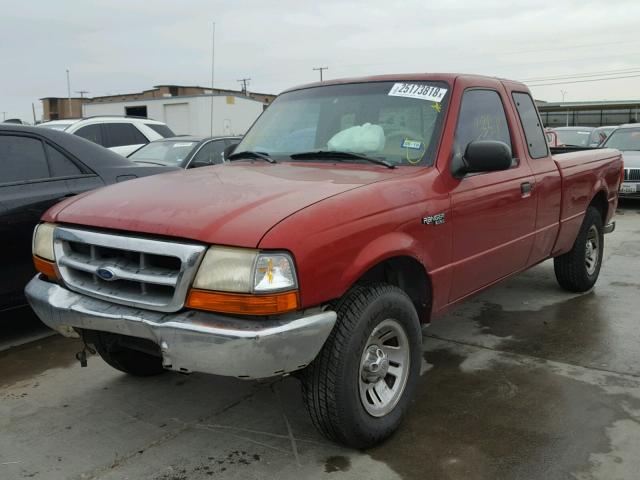 1FTYR14V6XPB27437 - 1999 FORD RANGER SUP RED photo 2