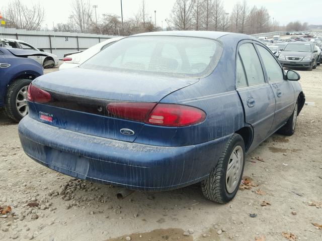 1FAFP10PXXW246771 - 1999 FORD ESCORT LX BLUE photo 4