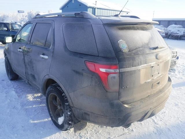 1FM5K8D86DGA05386 - 2013 FORD EXPLORER X BLACK photo 3