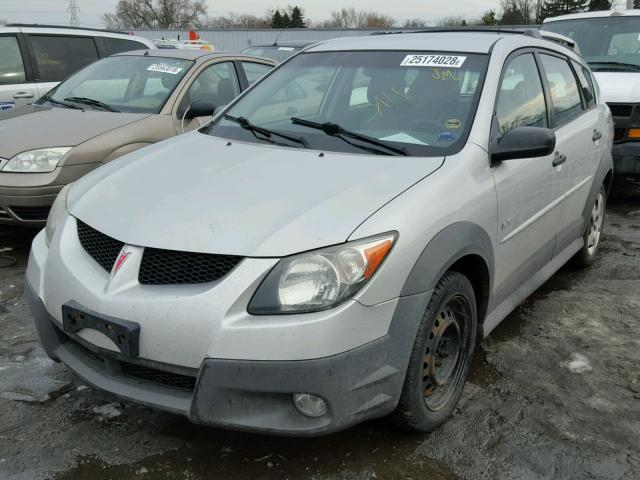 5Y2SL628X4Z408139 - 2004 PONTIAC VIBE SILVER photo 2