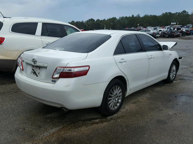 4T1BB46K07U019097 - 2007 TOYOTA CAMRY NEW WHITE photo 4