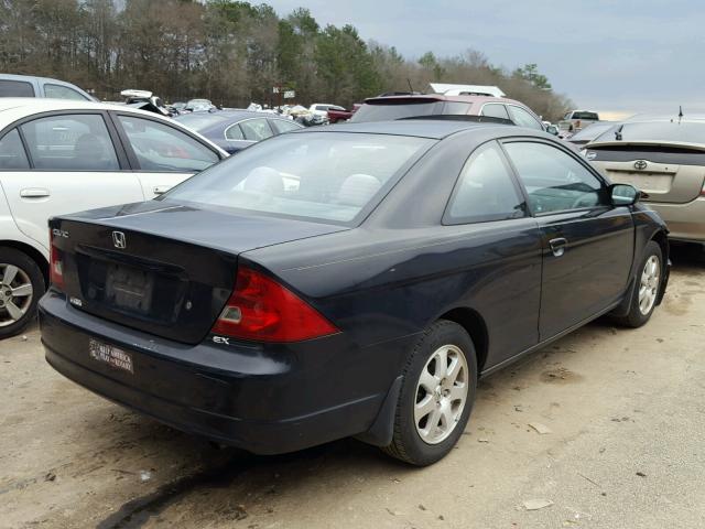 1HGEM21933L060992 - 2003 HONDA CIVIC EX შავი ფოტო 4