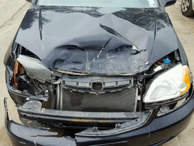 1HGEM21933L060992 - 2003 HONDA CIVIC EX შავი ფოტო 7