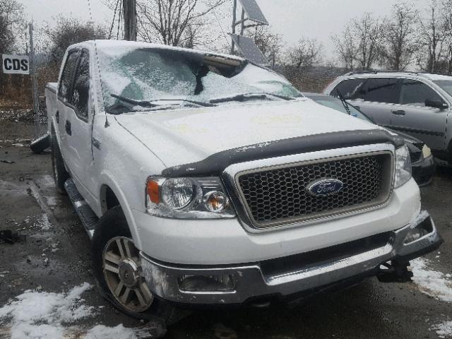 1FTPW14555KE04321 - 2005 FORD F150 SUPER WHITE photo 1