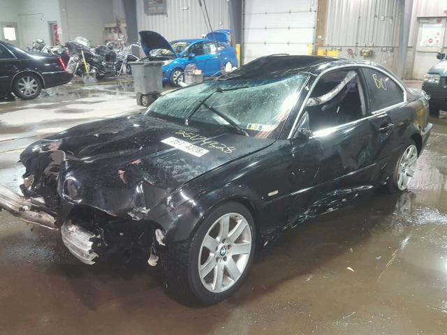 WBABN33423PC99299 - 2003 BMW 325 CI BLACK photo 2